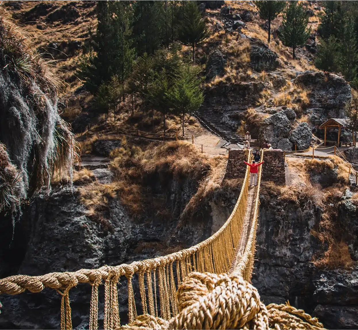 Tour to the Inca Bridge of Q'eswachaka